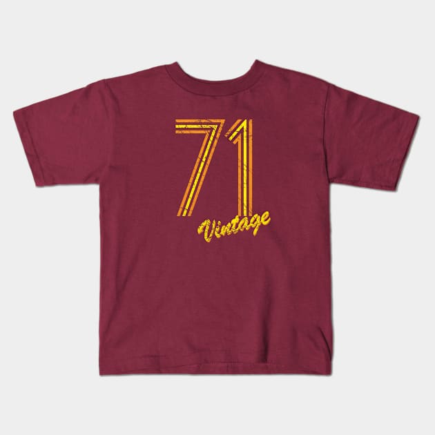 1971 Kids T-Shirt by spicytees